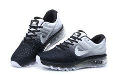 Tênis de corrida Nike Air Max 2017 masculino preto e branco, usado comprar usado  Enviando para Brazil