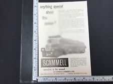 Scammell tanker advert for sale  BOGNOR REGIS