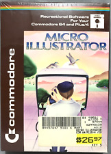 MicroIllustrator C64/Pen/+4 Disk Commodore Business Machines Island Graphics Novo na caixa comprar usado  Enviando para Brazil