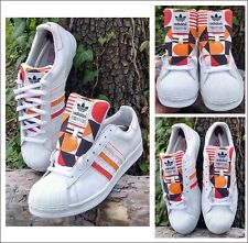 De colección Adidas Superstar Edición Años 90 Tenis Personalizadas Pintadas Artesanales Zapatos US13, usado segunda mano  Embacar hacia Argentina