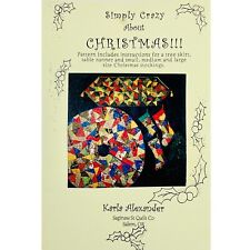 Meias saia árvore de Natal Simply Crazy About Christmas Crazy Quilt PADRÃO comprar usado  Enviando para Brazil