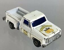 Vintage Cherry Picker Diecast 1:64 White Chevrolet Chevy Pick Up Truck Hong Kong for sale  Chickamauga