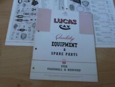 Lucas part number for sale  CHICHESTER