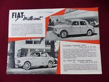 Catalogue prospectus automobile : FIAT mille cent, usado comprar usado  Enviando para Brazil