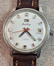 Reloj suizo automático vintage Breitling, calendario raro, acero inoxidable  segunda mano  Argentina 