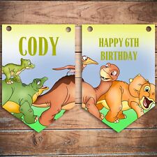 Personalised dinosaur birthday for sale  Shipping to Ireland