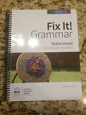 Fix It! Grammar: Robin Hood [Teacher's Manual Book 2] by Pamela White 2014 comprar usado  Enviando para Brazil