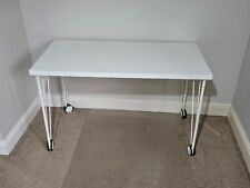 Ikea desk white for sale  LOUGHBOROUGH