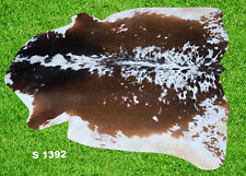 New Cowhide Rugs Hair On COW HIDE Rugs Area Cow Skin Leather Rugs (56" x 48") for sale  Shipping to South Africa