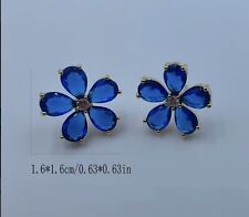 Blue topaz earrings for sale  Dobbs Ferry