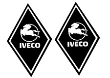 IVEC TRUCK X2 DIAMOND STICKERS LORRY TRUCK S-WAY STRALIS GRAPHIC DECAL CUSTOMISE for sale  Shipping to South Africa