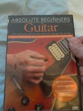 Absolute Beginners Guitar Lessons Learn How to Play Tab Music Video Book & Audio, used for sale  Shipping to South Africa