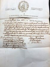 1798 tolentino repubblica usato  Italia