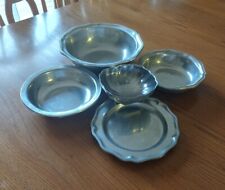 plates bowls pewter for sale  Hamilton