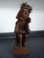 Jesus carved wooden for sale  EPSOM