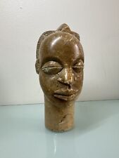 Jolie tête africaine Du Gabon sculptée En pierre M’Bigou Vintage comprar usado  Enviando para Brazil