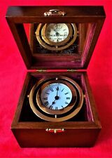 Gyroscopic clock wooden for sale  LEEDS