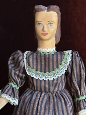 Vintage 10” Helen Bullard Signed Hand Carved Wooden Hitty Doll for sale  Shipping to South Africa