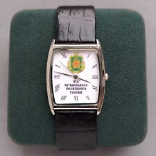 BUCHA UKRAINE Quartz watch swiss made Crystal Watch Silver ST Steal war 2022, used for sale  Shipping to South Africa