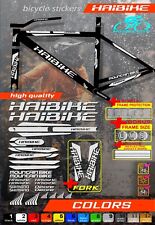 Custom made Haibike bicycle stickers, stickers on the frame +fork for sale  Shipping to South Africa