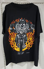 Camisa vintage Tazs Motorcycles Changes puntada única 2X 1997 doble cara 33x26 segunda mano  Embacar hacia Argentina