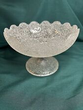 Antique Victorian overshot Glass Compote Pedastal Bowl for sale  Shipping to South Africa