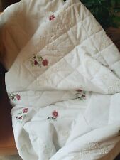 Single quilted ivory for sale  CHESTERFIELD