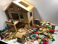 Plan Toys Wooden Dolls House with Accessories  KT4, used for sale  Shipping to South Africa