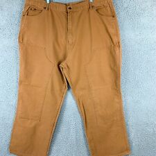 Pantalones de carpintero Bear River para hombre 46 marrones doble rodilla ropa de trabajo campamento al aire libre 44x30 segunda mano  Embacar hacia Argentina