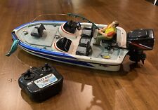 Tyco RC Bass Boat Mattel 2002- Fishing Boat w Motor, Untested for sale  Shipping to South Africa