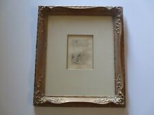 Vintage etching coa for sale  San Diego