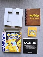 Pokémon Yellow Gameboy Game Boxed with original box, packaging and instructions , used for sale  EDINBURGH
