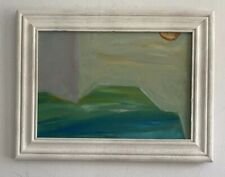 Original Mid Century Swedish Abstract Modernist Style Oil On Board Painting for sale  Shipping to South Africa