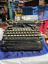 Máquina de escribir de escritorio antigua de trabajo real temprano segunda mano  Embacar hacia Argentina