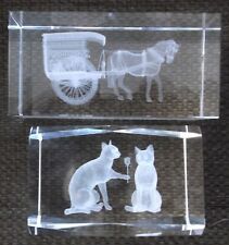 Glass paperweights horse for sale  LINCOLN