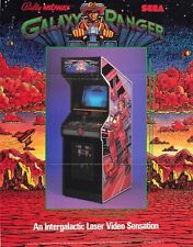 Máquina de videojuegos Galaxy Ranger 1984 promoción volante raro Bally Midway Sega Arcade segunda mano  Embacar hacia Argentina