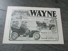1905 reliable wayne for sale  LEEDS