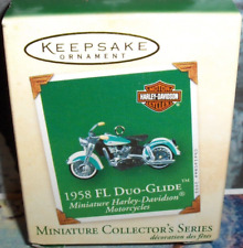 Harley Davidson-Motorcycles`2002`Miniature-A 1958 FL Duo Glide, Ornamento Hallmark comprar usado  Enviando para Brazil