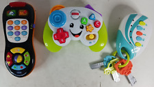 Lote de 3 brinquedos eletrônicos infantis de aprendizagem Vtech Fisher Price Kool Kids comprar usado  Enviando para Brazil
