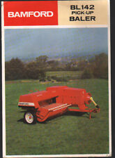 BAMFORD "BL142" Pick-Up Baler Brochure Leaflet for sale  Shipping to Ireland