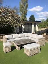 Rattan corner sofa for sale  CHORLEY