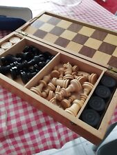 Antikes schachspiel holzkasten gebraucht kaufen  Oelde