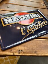 Plaque métal martini d'occasion  Carcassonne