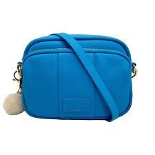 Usado, Bolsa tiracolo Pom Pom London couro azul Mayfair comprar usado  Enviando para Brazil