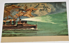 Cartolina militare nave usato  Roma