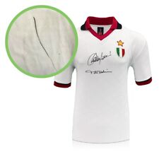 Usado, Camiseta de fútbol americano de la Copa de Europa 1994 firmada por Baresi & Maldini. A dañado segunda mano  Embacar hacia Argentina