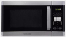 Used, BLACK+DECKER 0.9 cu ft 900W Microwave Oven - Stainless Steel Open Box, Free Ship for sale  Shipping to South Africa