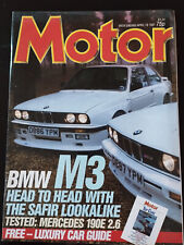Motor magazine 1987 d'occasion  Le Creusot
