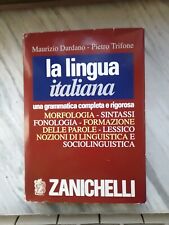 Lingua italiana. una usato  Casalbore