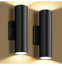 Outdoor Wall Lights, 12W 2700K Integrated LED Cylinder Up Down Lights, 1200LM... for sale  Shipping to South Africa